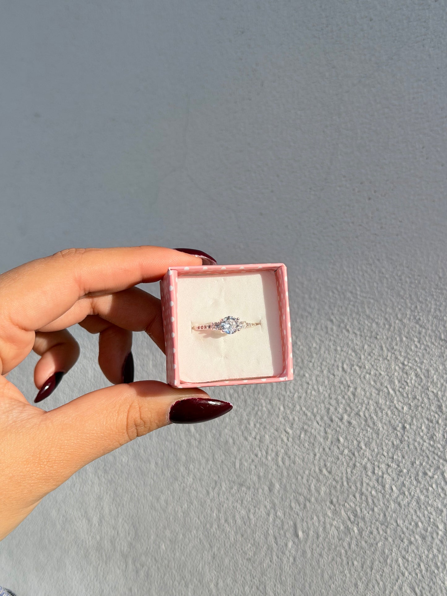 Anillo solitario | Acero