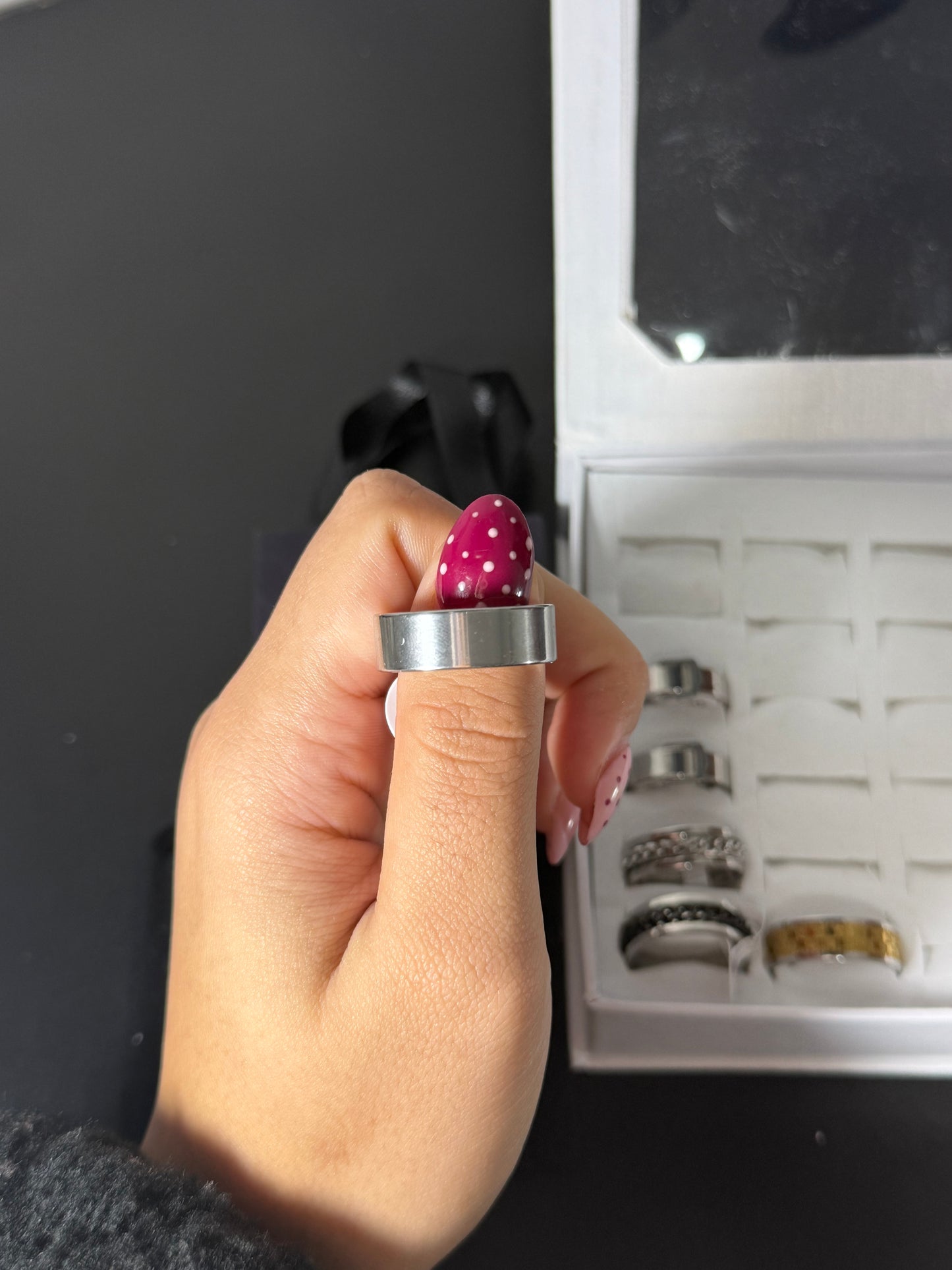 Anillo lux simple | Acero