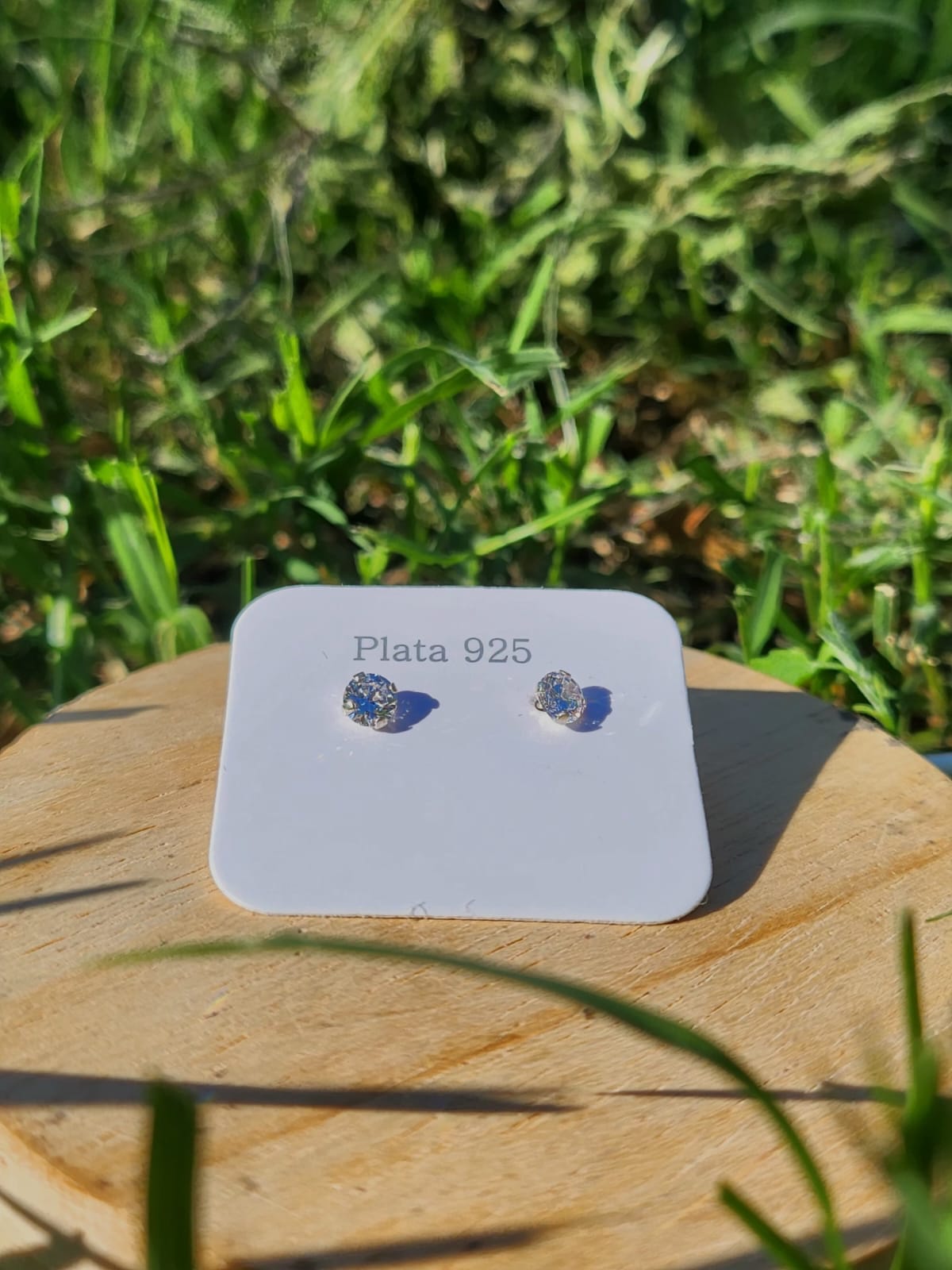 Aritos Punto de Luz, Plata 925