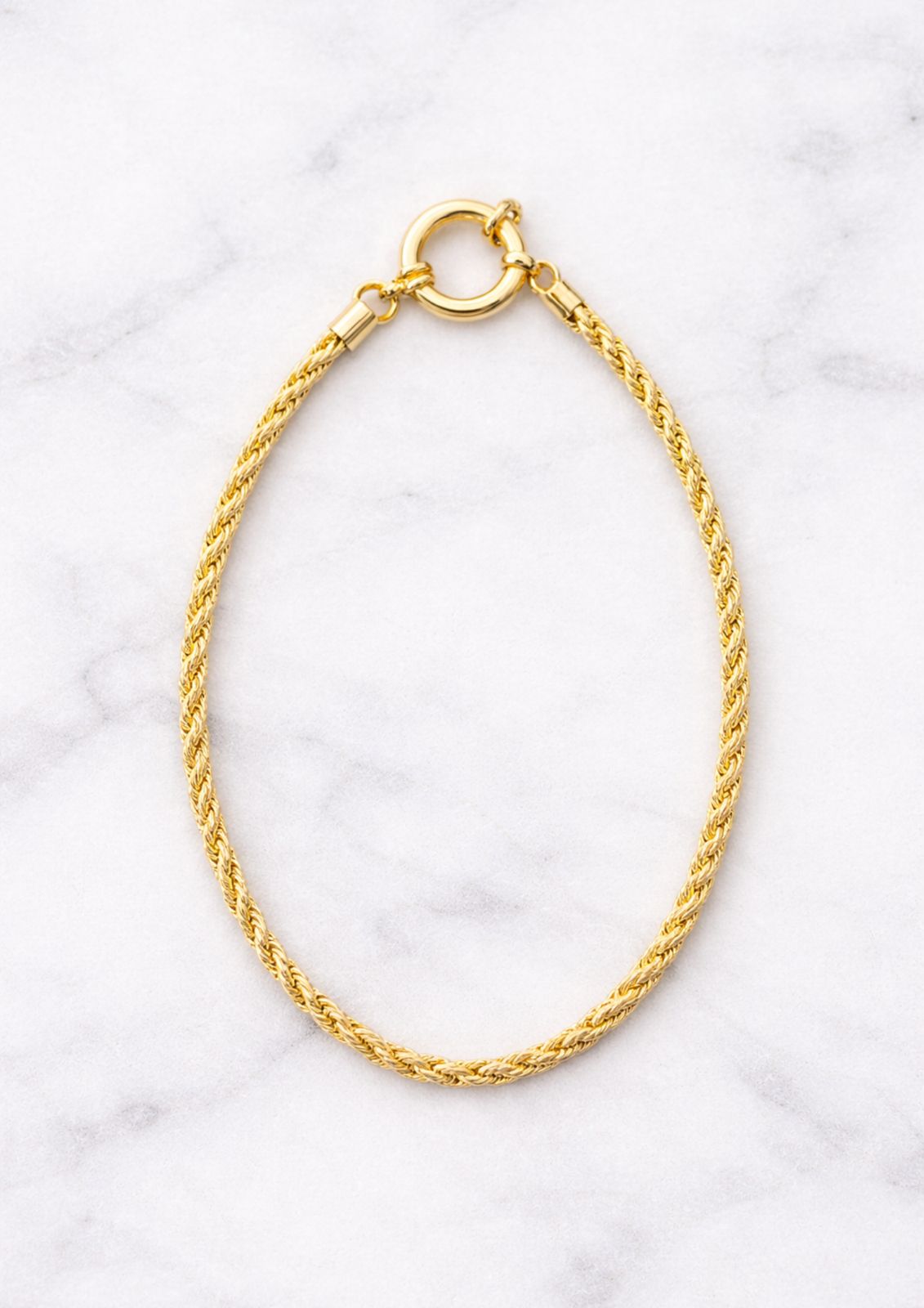 Pulsera enchapada en oro 18k