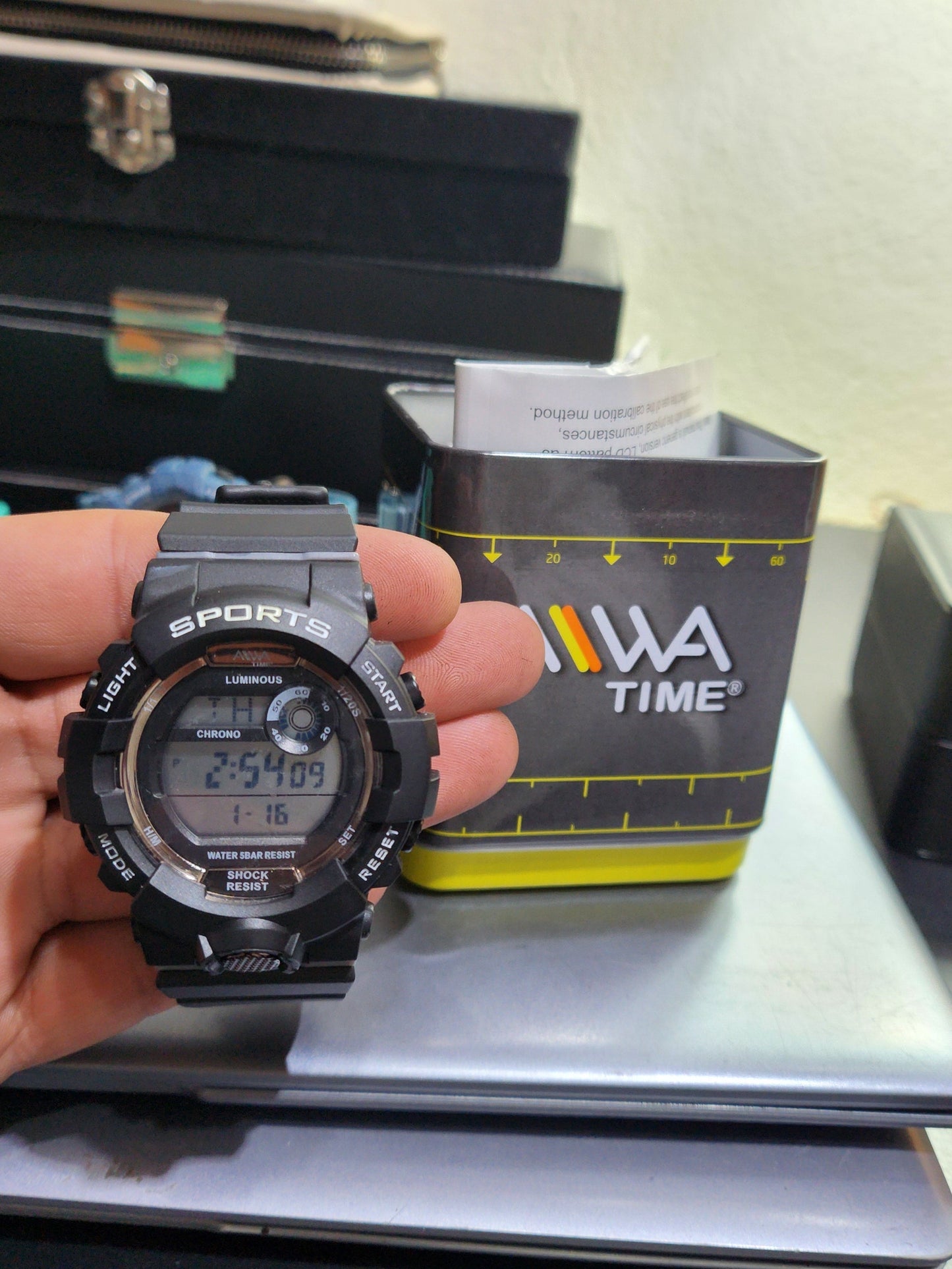 Reloj negro sport | Aiwa