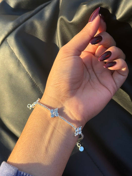 Pulsera van cleef brillo | Acero
