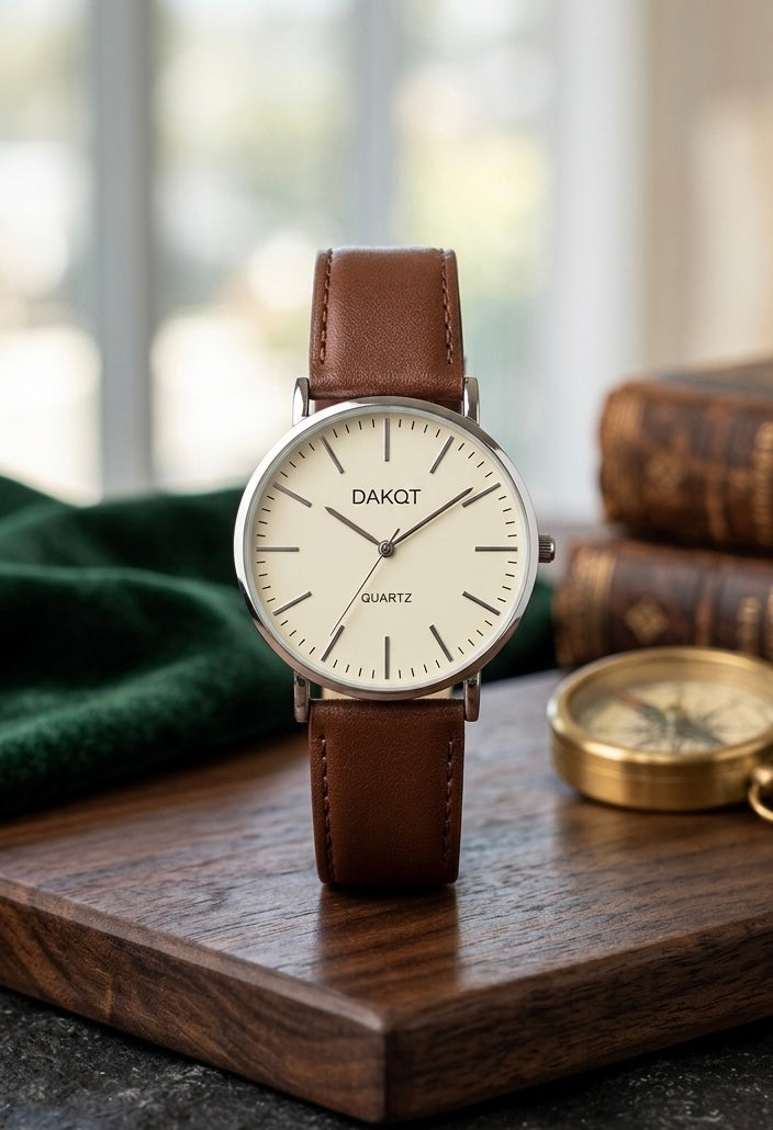 Reloj Dakot | Malla de cuero