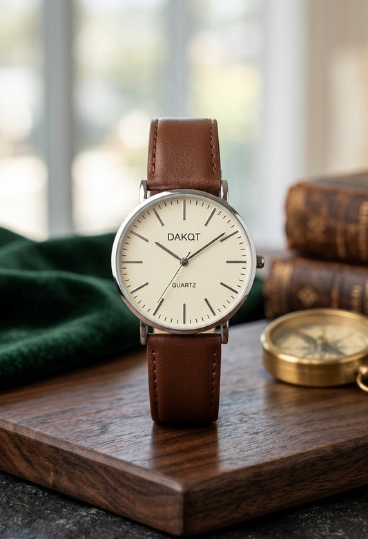 Reloj Dakot | Malla de cuero