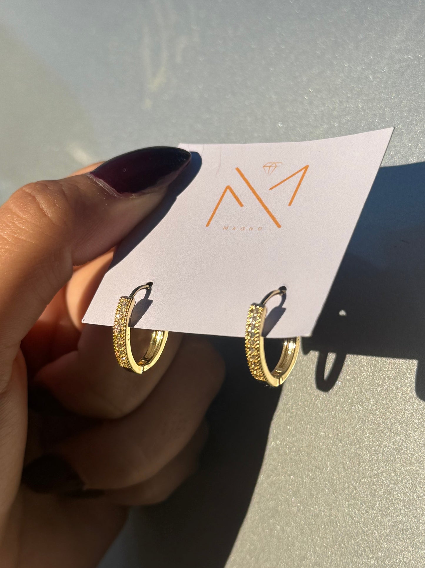 Aros dorados brillo | Acero