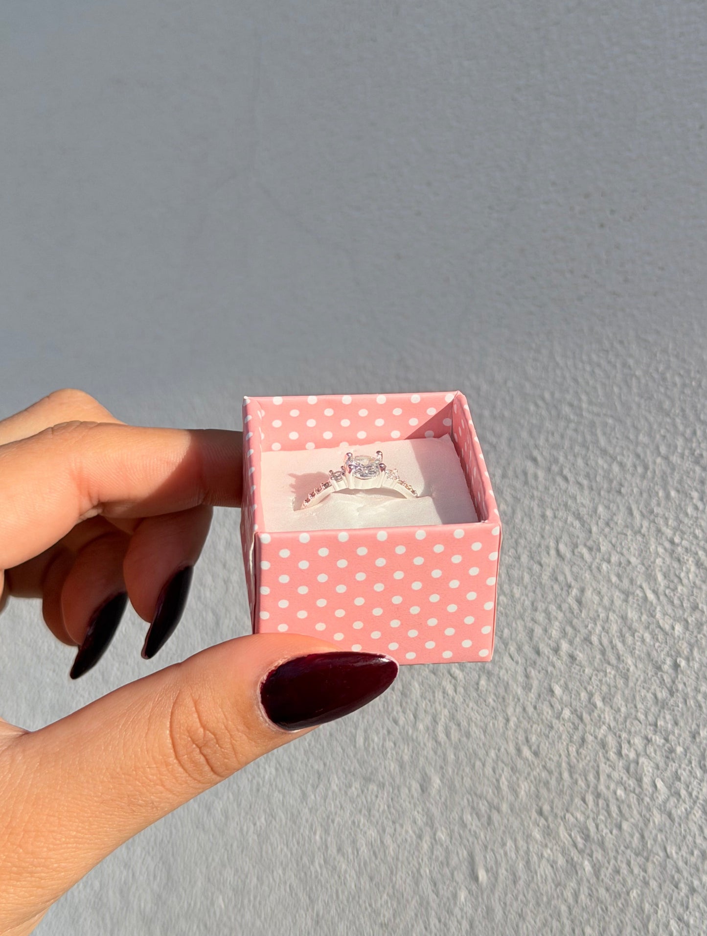 Anillo solitario | Acero