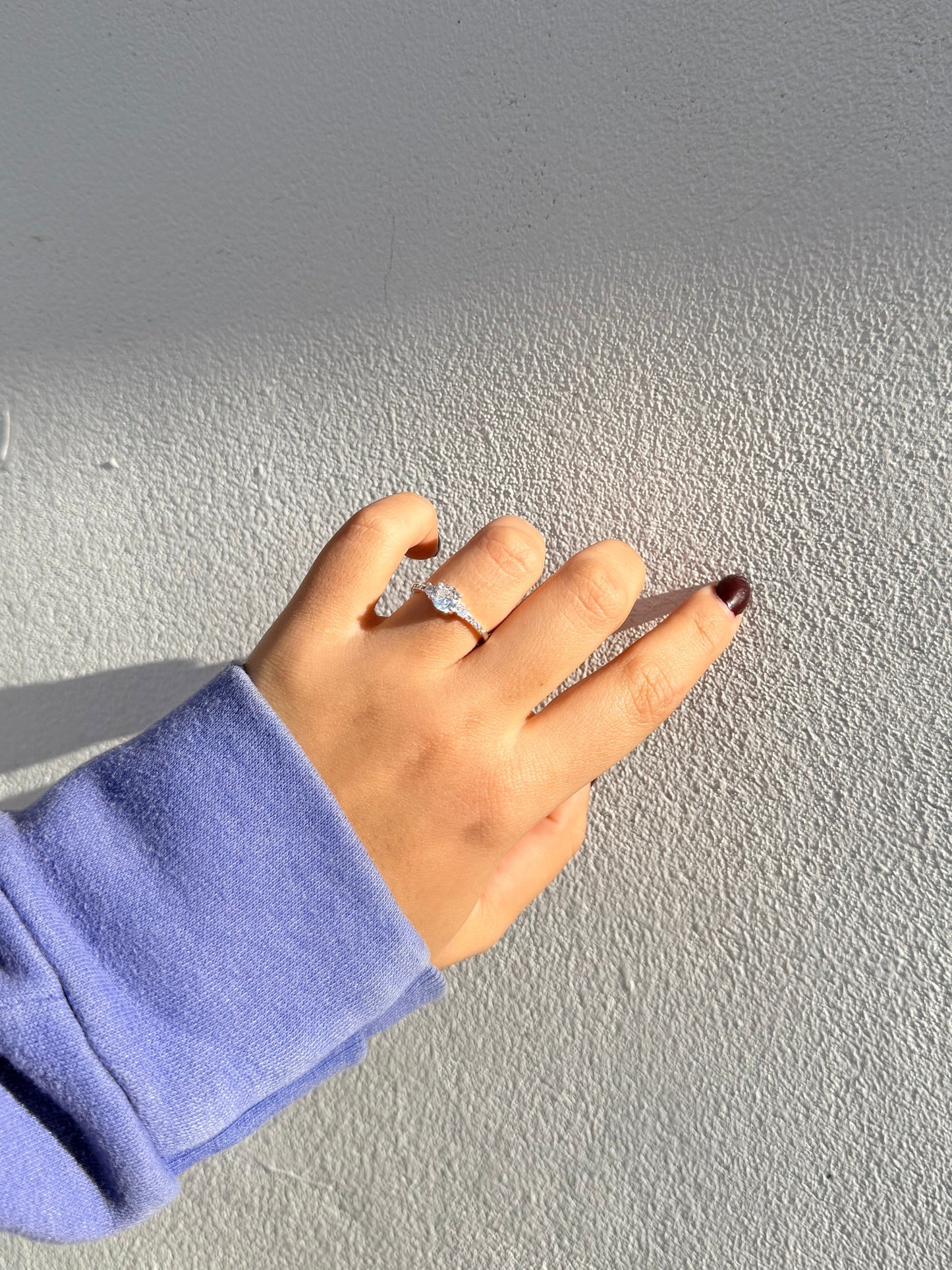 Anillo solitario | Acero