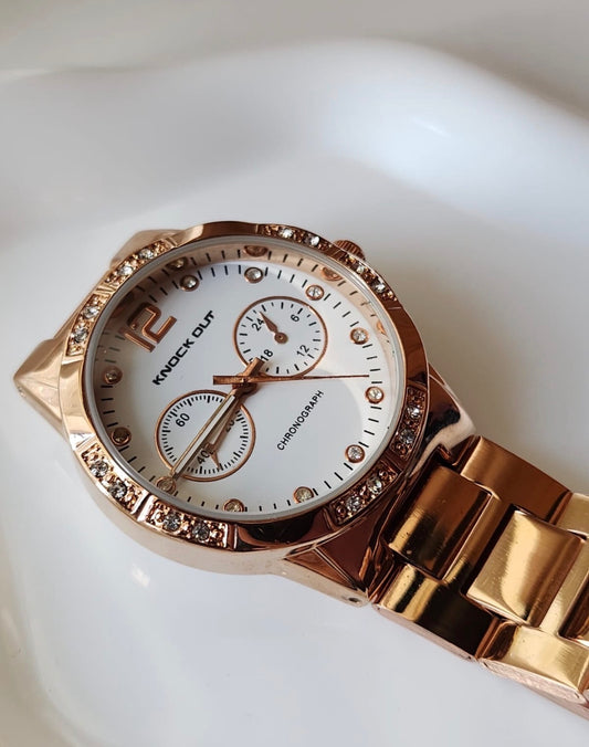 Reloj Rose gold | Knock Out