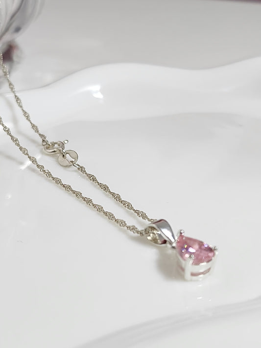 Cadena Singapur + Dije gota | Plata 925