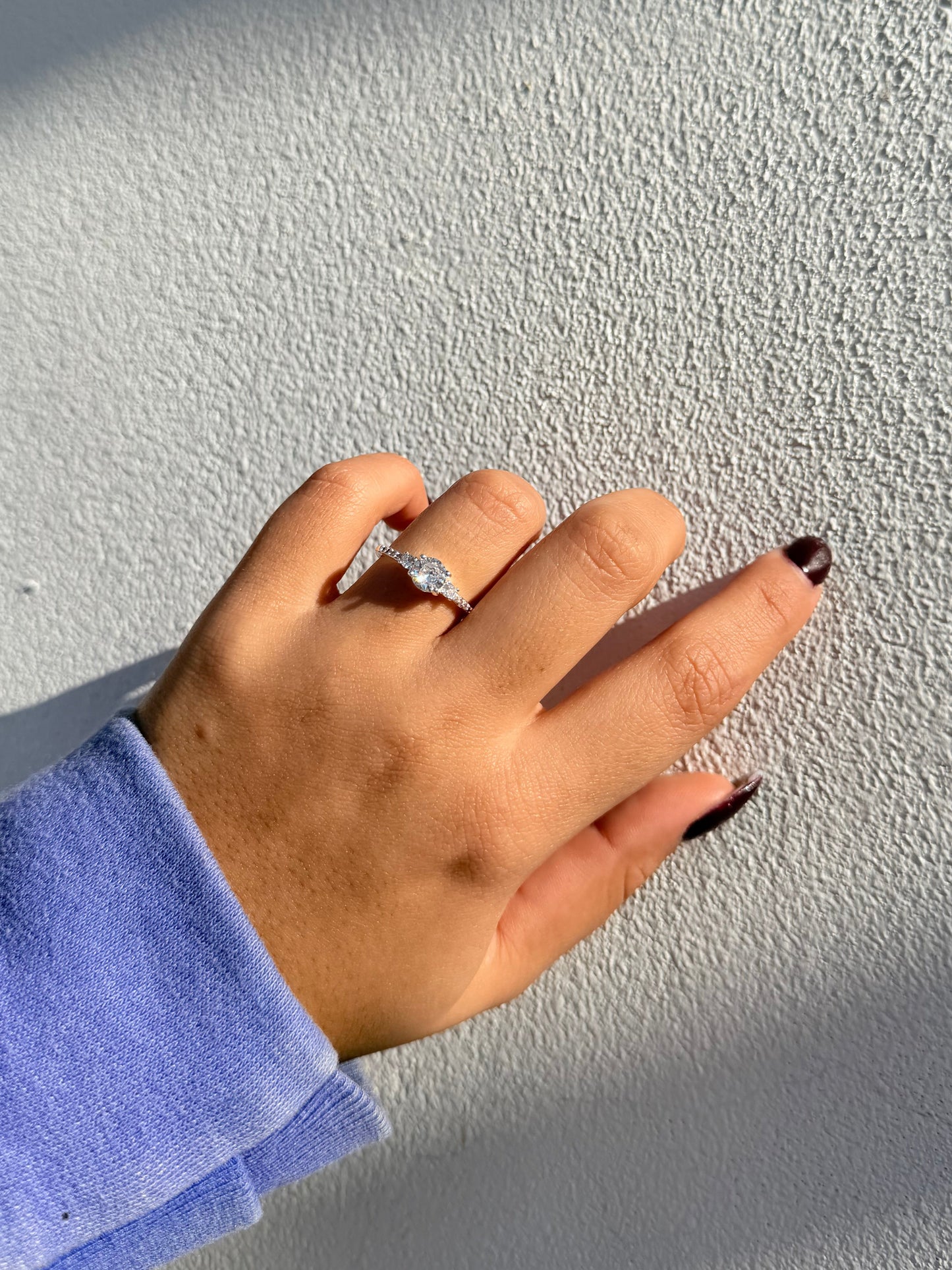 Anillo diamante | Acero