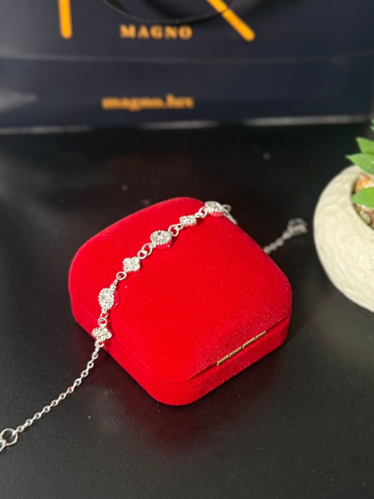 Pulsera blossom | Acero