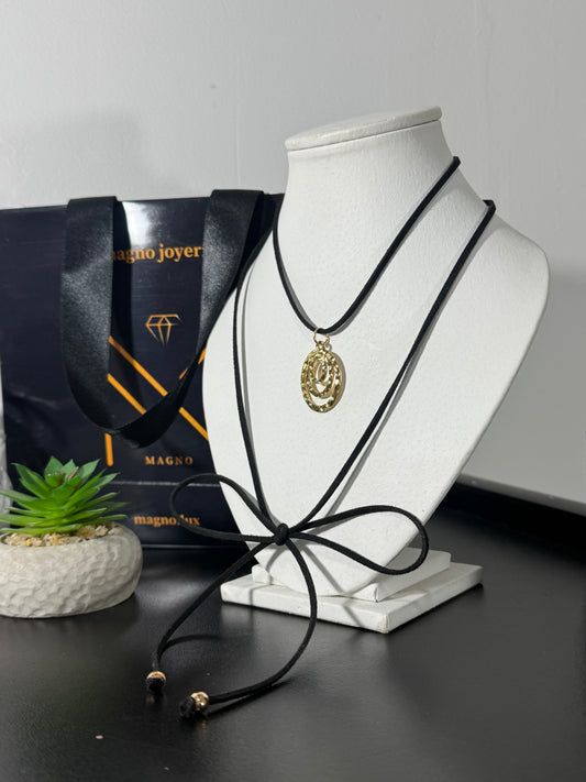 Choker | óvalos dorado