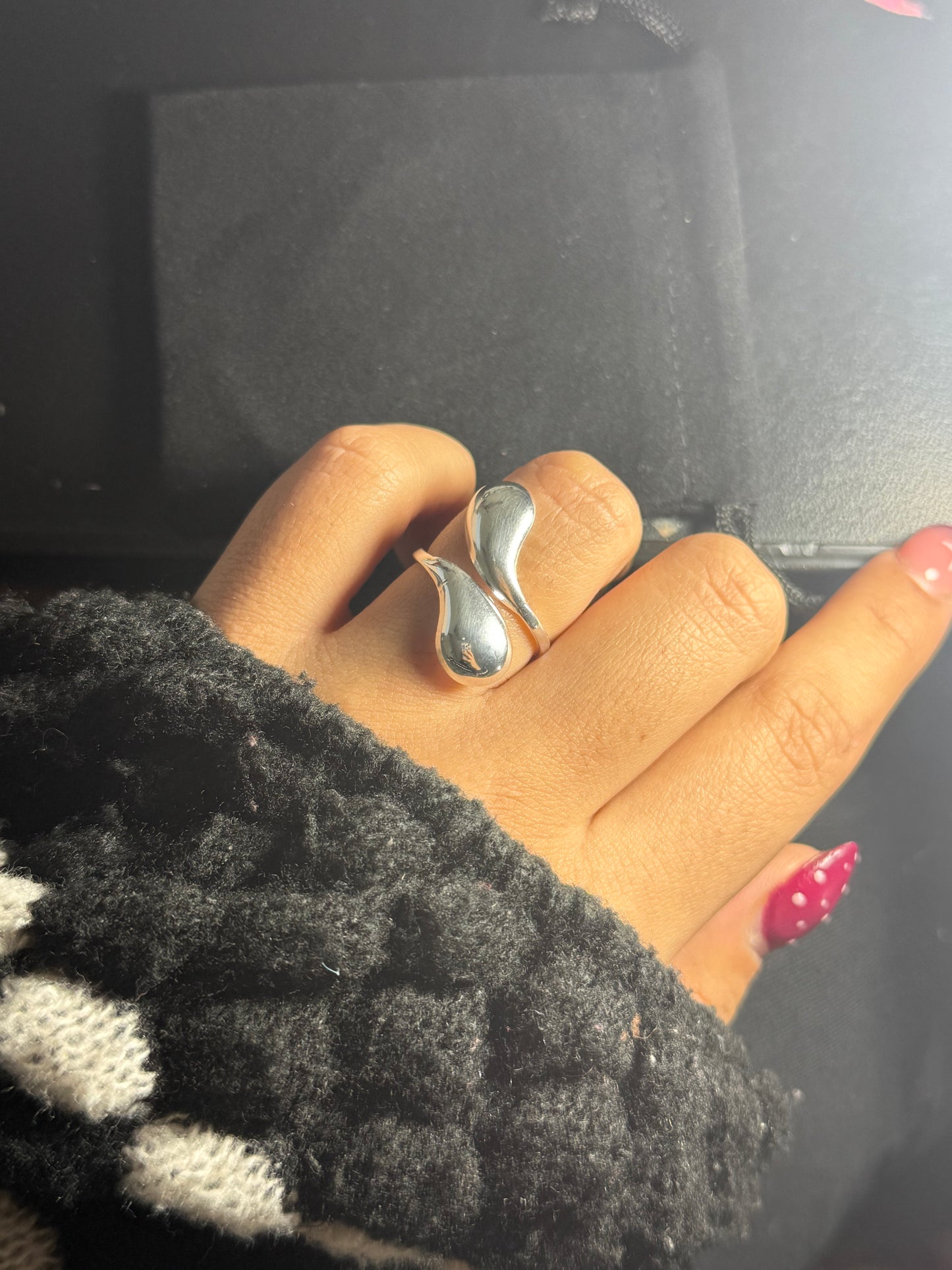 Anillo gotas | Acero