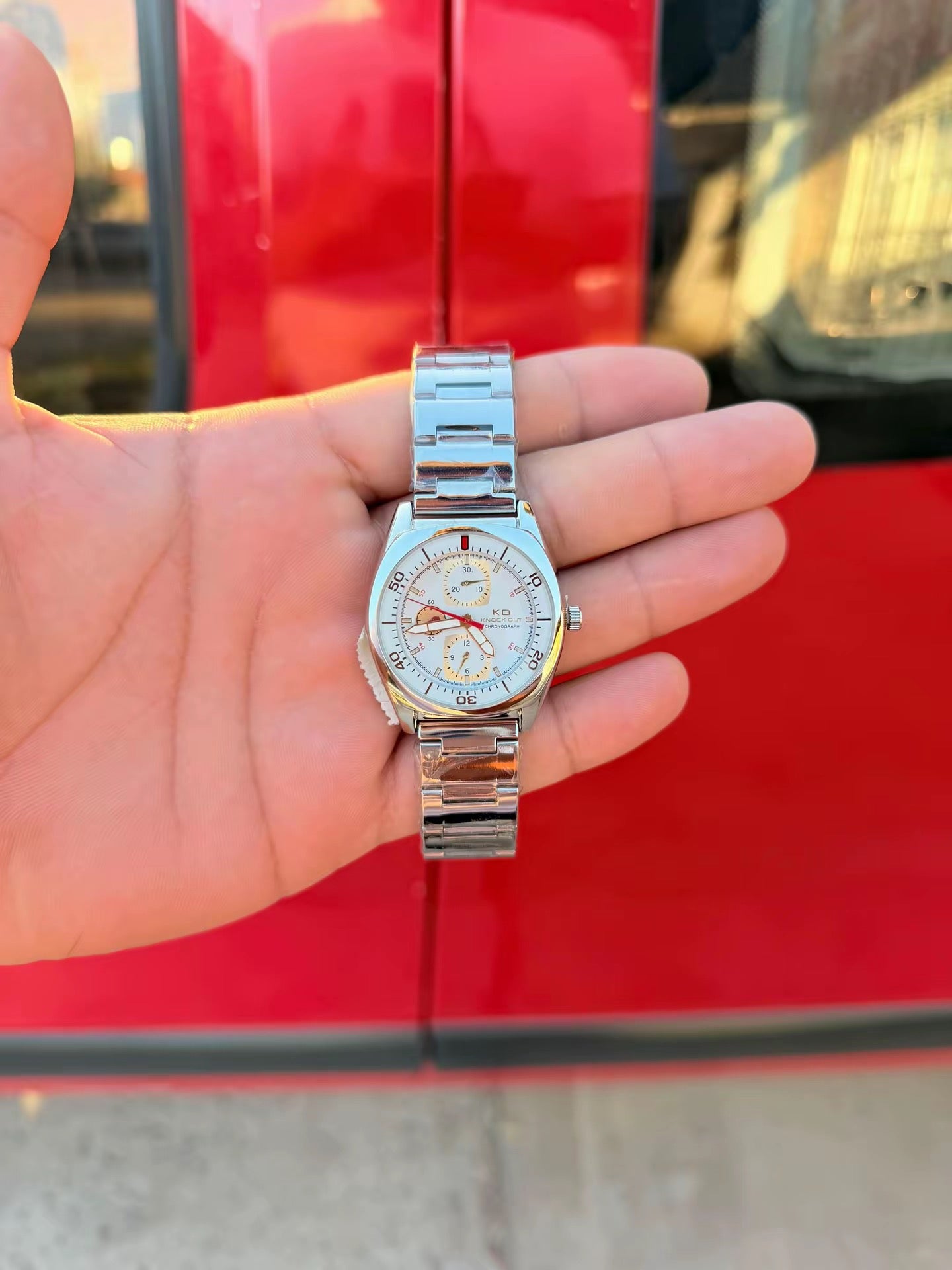 Reloj Knock out masculino elegante