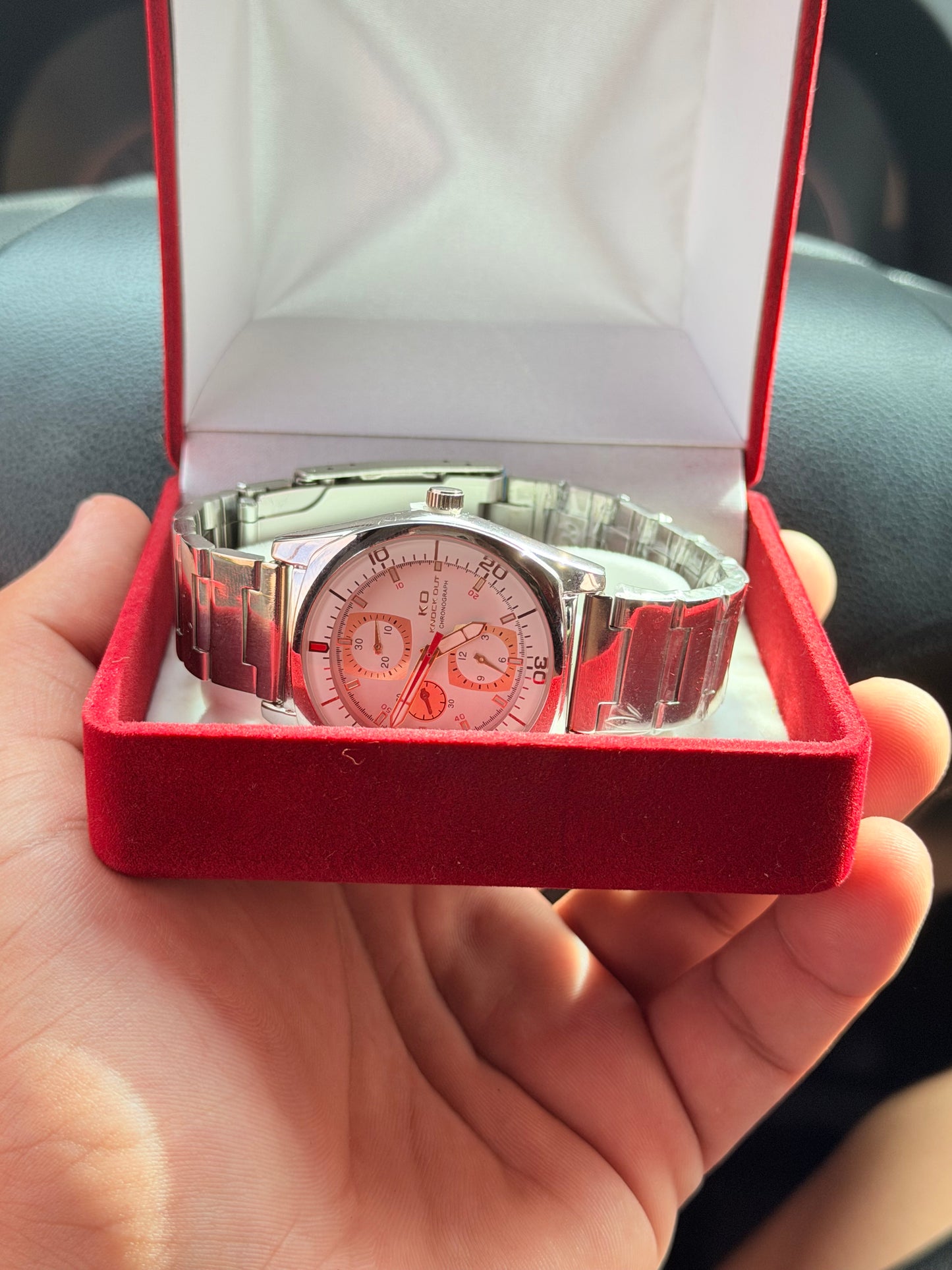 Reloj Knock out masculino elegante