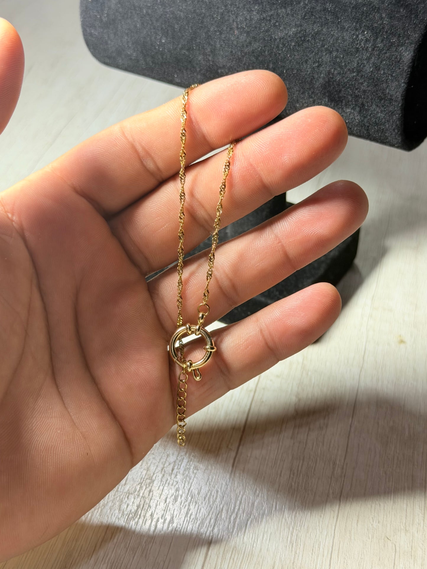 Pulsera Singapur | Enchapado en oro