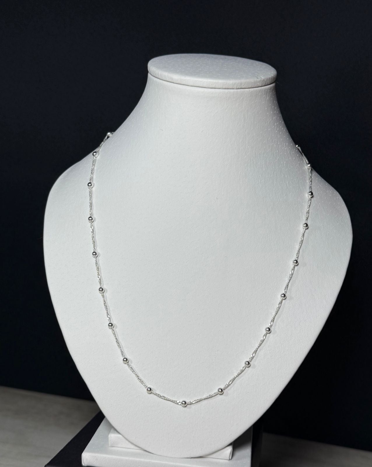 Cadena Singapur, Plata 925.