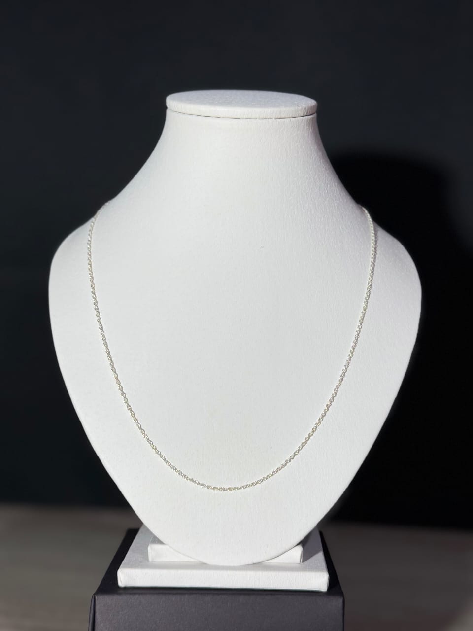 Cadena tourbillon plata 925