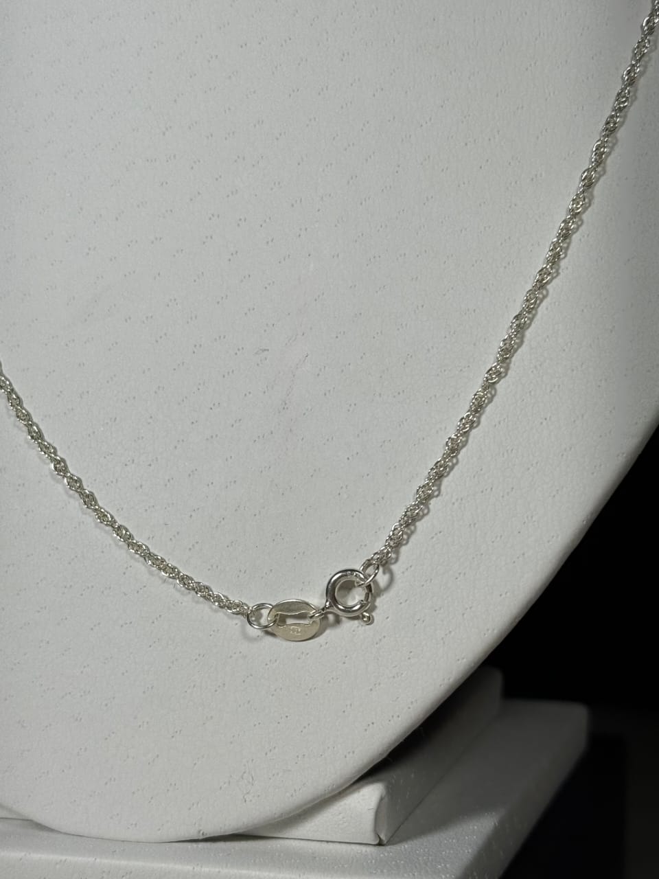 Cadena tourbillon plata 925