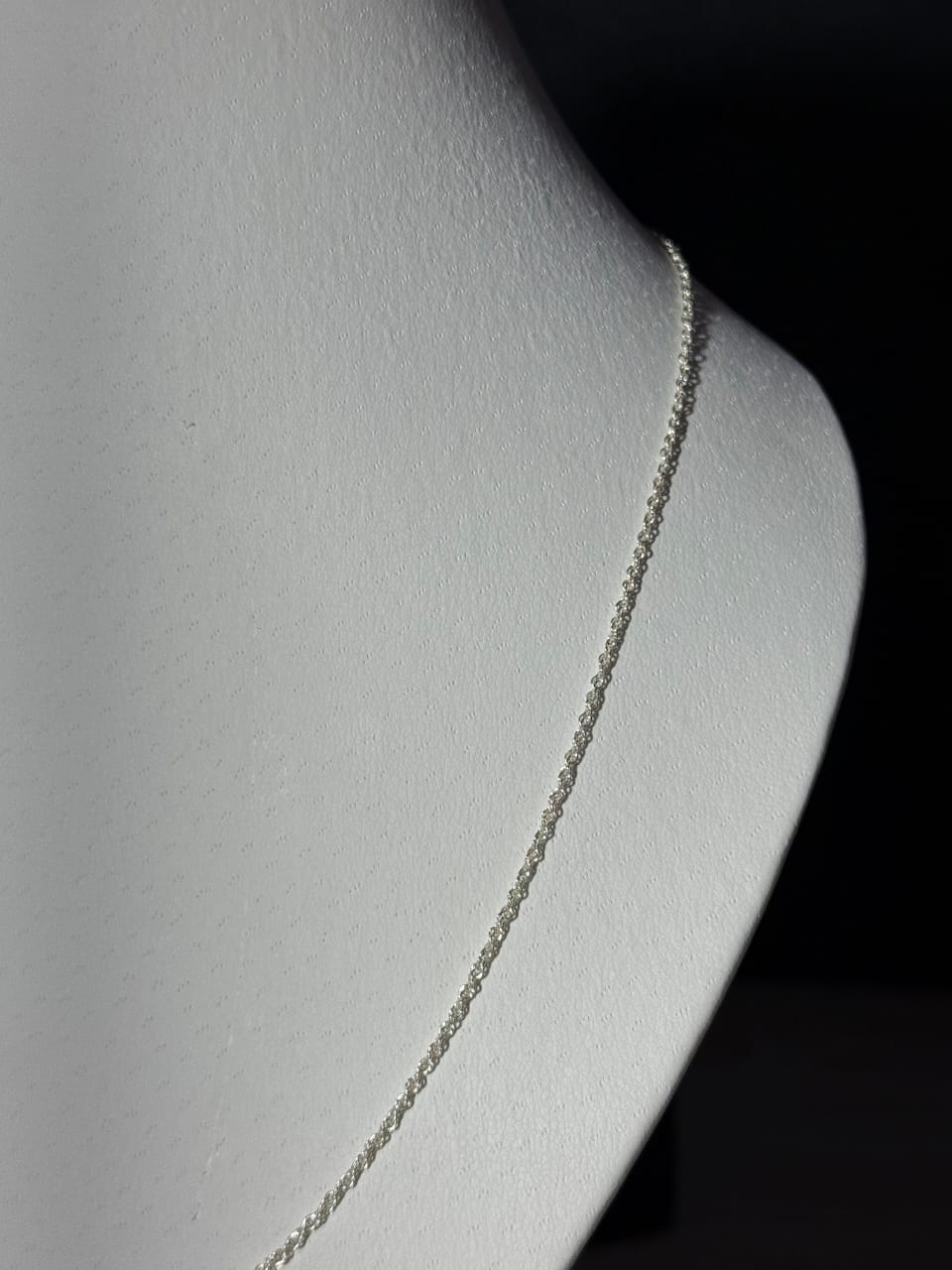 Cadena tourbillon plata 925