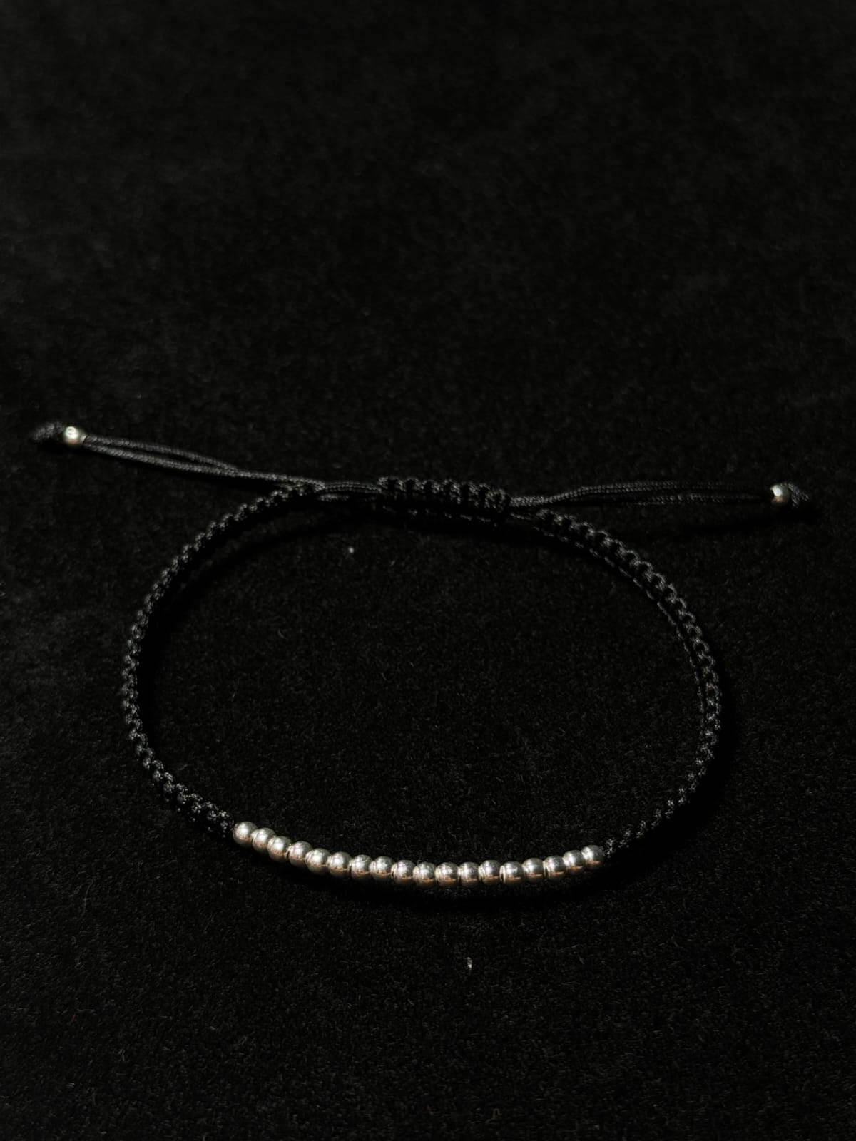 Pulsera cordón, Plata 925